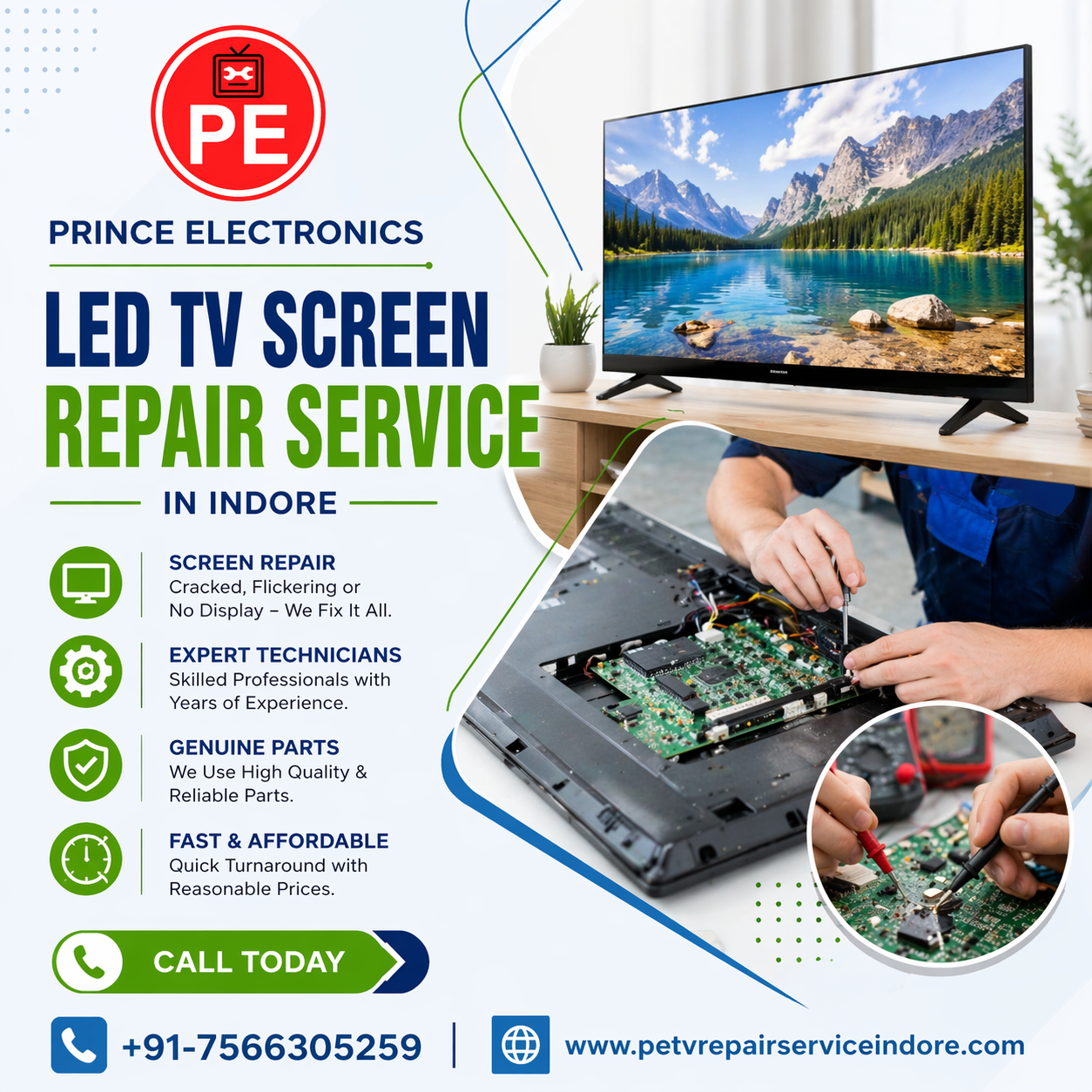 LED TV Screen Repair Services in Indore 