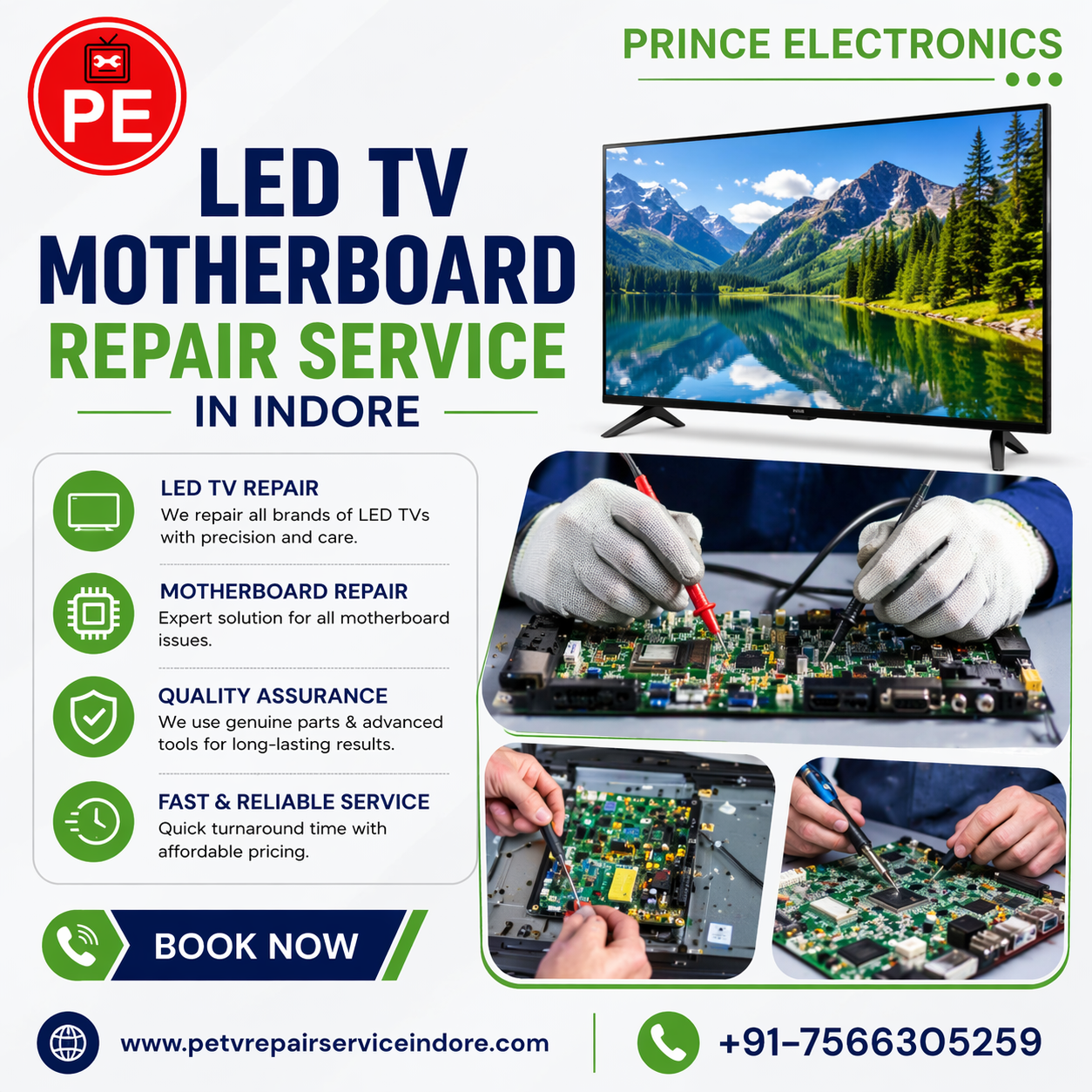 Best LED TV Motherboard Repair Services in Indore 